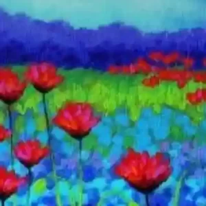 A Meadow In Red